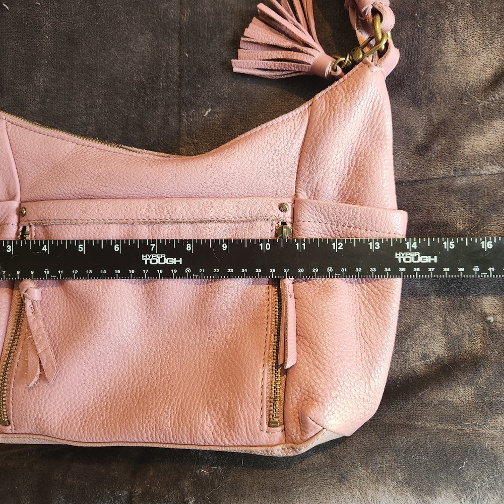 Sac Collection, Elegant Pink Leather Shoulder Bag. Like New - Picture 8 of 9